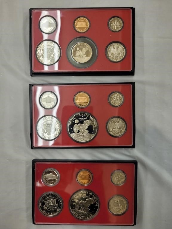 1977, 1978 and 1979 US Proof Sets