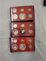 1976, 1975 and 1973 US Proof Sets