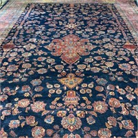 Antique Hand Knotted Persian Sarouk 12x18 ft    #4