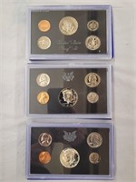 1970, 1971 and 1972 Proof Sets
