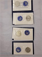 1971, 1972, 1973 and 1974 Uncirculated Eisenhower