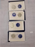 1971, 1972, 1973 and 1974 Uncirculated Eisenhower