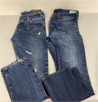 Diesel Industry, Abercrombie & Fitch Jeans- 32x34