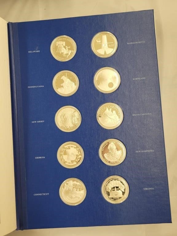 50 States Bicentennial Silver Medal Collection