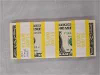 100 - $1.00 Bills with Sequential Serial Numbers