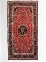 Hand Knotted Persian  Hamedan  Rug 5.3 x 10.2 ft.