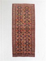 Hand Knotted Persian Ardebil Rug 4.4 x 10.2 ft.