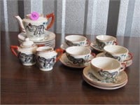 Small China set Elephants Stamped Occupied Japan