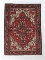 Hand Knotted Heriz Rug 6.6 x 9.3 ft.