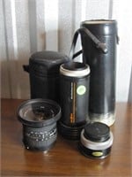 Lot of Five Vintage Camera Lenses