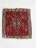 Hand Knotted Shiraz Rug 1.10 x 1.11 ft.