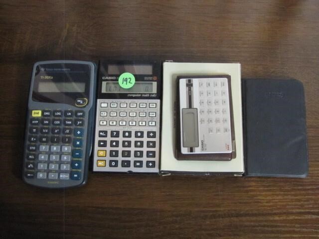 Lot Of Four Calculators