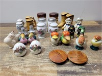 Assortment of Salt and Pepper Shakers