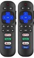 New (Pack of 2) Replaced Remote Control for Roku