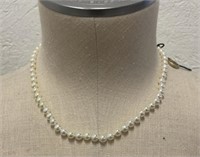 Honora Pearl Necklace With 14k Gold Clasp