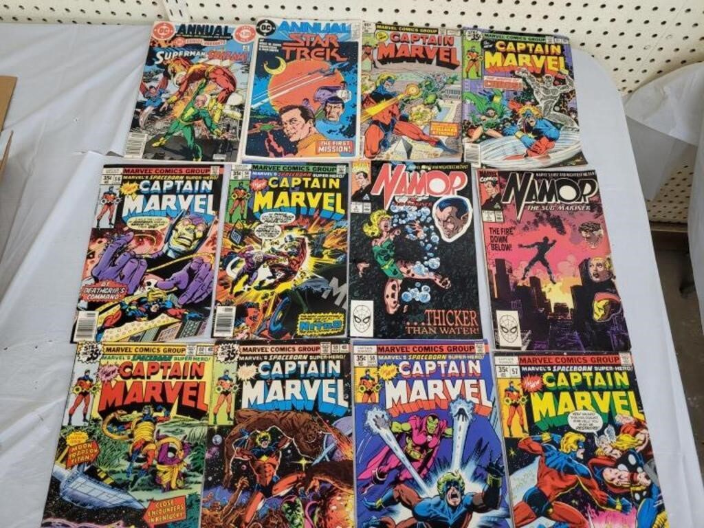 Captain Marvel, Namor and Star Trek Annuals