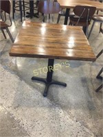 30 x 30 Solid Oak Dining Table - 1.5"
