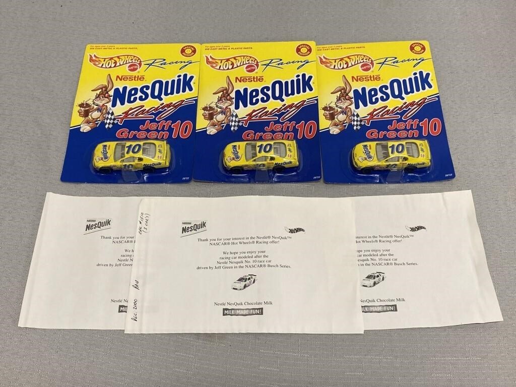3 Nestle NesQuik Hotwheels