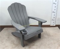 Ketter Resin Adirondack Chairs w/ Arms & Flipout
