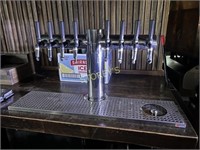 8 Head Draught Tower w/ Rinser