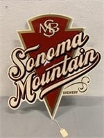 Sonoma Mountain Brewing Metal Sign