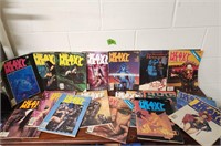 LG Lot of Vtg Heavy Metal Collectible Magazines