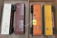 4 ?O? Scale Freight Cars