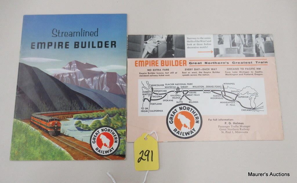 Empire Builder Ephemera, Repro. Signs (No Ship)