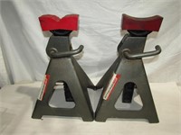 Pittsburgh 6 Ton Jack Stands 15" T As Shown