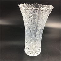 Cut Crystal Flower Vase