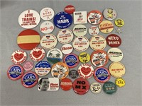 40 Political & Souvenir Pins