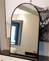 DYNWELL Bathroom Mirror  20x30 Inch  Black