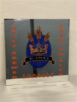 King Brewing Co. Mirror Sign