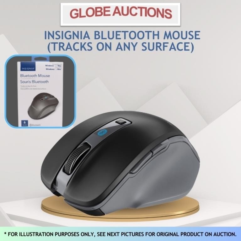 INSIGNIA BLUETOOTH MOUSE (TRACKS ON ANY SURFACE)