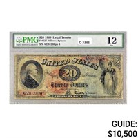 1869 $20 RAINBOW LEGAL TENDER UNITED STATES PM