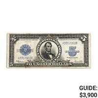 1923 $5 PORTHOLE SILVER CERTIFICATE VF
