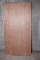 5 SHEETS OF 1/8 INCH PLYWOOD BOARD