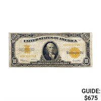 1922 $10 GOLD CERT. VF