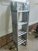 Werner aluminum folding ladder