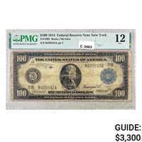 1914 $100 FRN NEW YORK, NY PMG F12