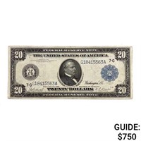 1914 $20 FRN CHICAGO, IL EF