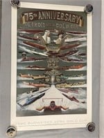75th Anniversary Detroit APBA Gold Cup Poster