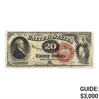 1880 $20 HAMILTON LT UNITED STATES NOTE VF