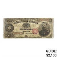 1891 $2 GENERAL JAMES MCPHERSON TREASURY COIN N