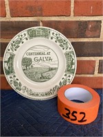 Galva Centennial Plate