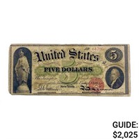 1863 $5 LEGAL TENDER UNITED STATES NOTE