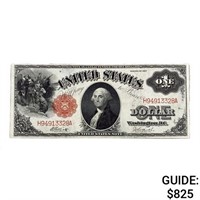 1917 $1 LEGAL TENDER UNITED STATES NOTE AU