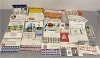 Collection Of Vintage Stamps & Advertisements