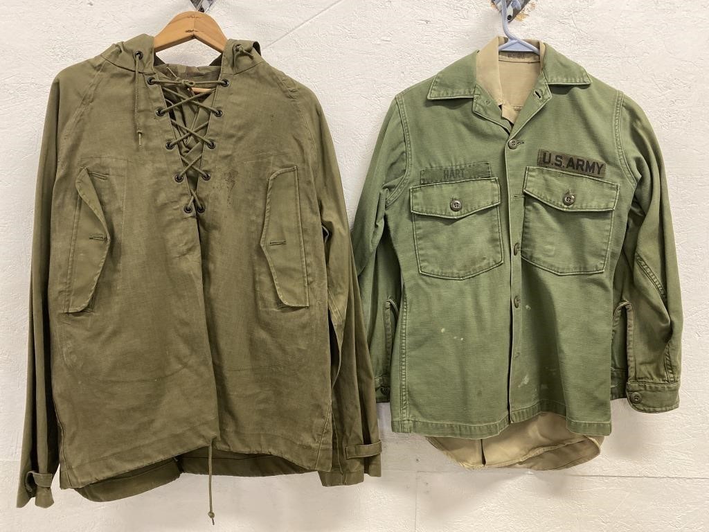 Military Parka & 2 Shirts