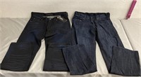 Express Jeans & Lucky Brand Size 33x34